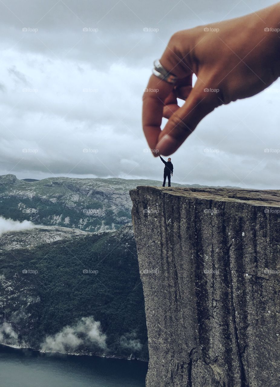 silhouette on the top, Norway 