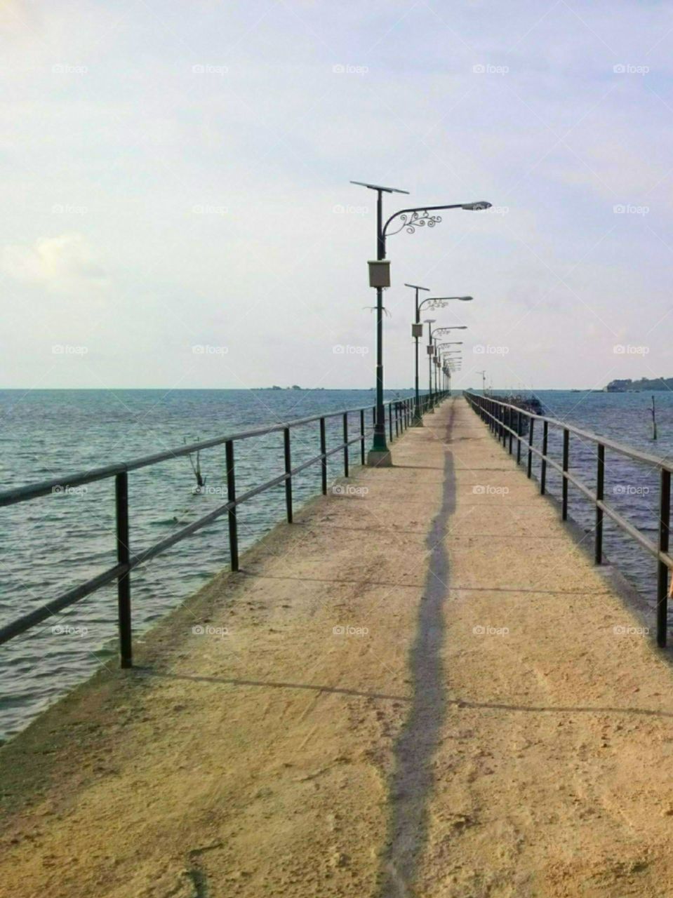 Perspective view of the path