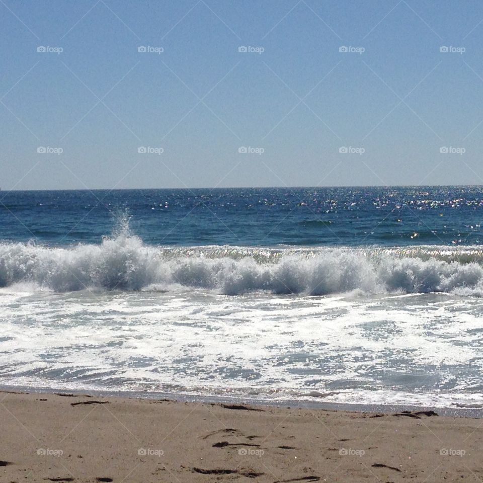 Waves. California sea