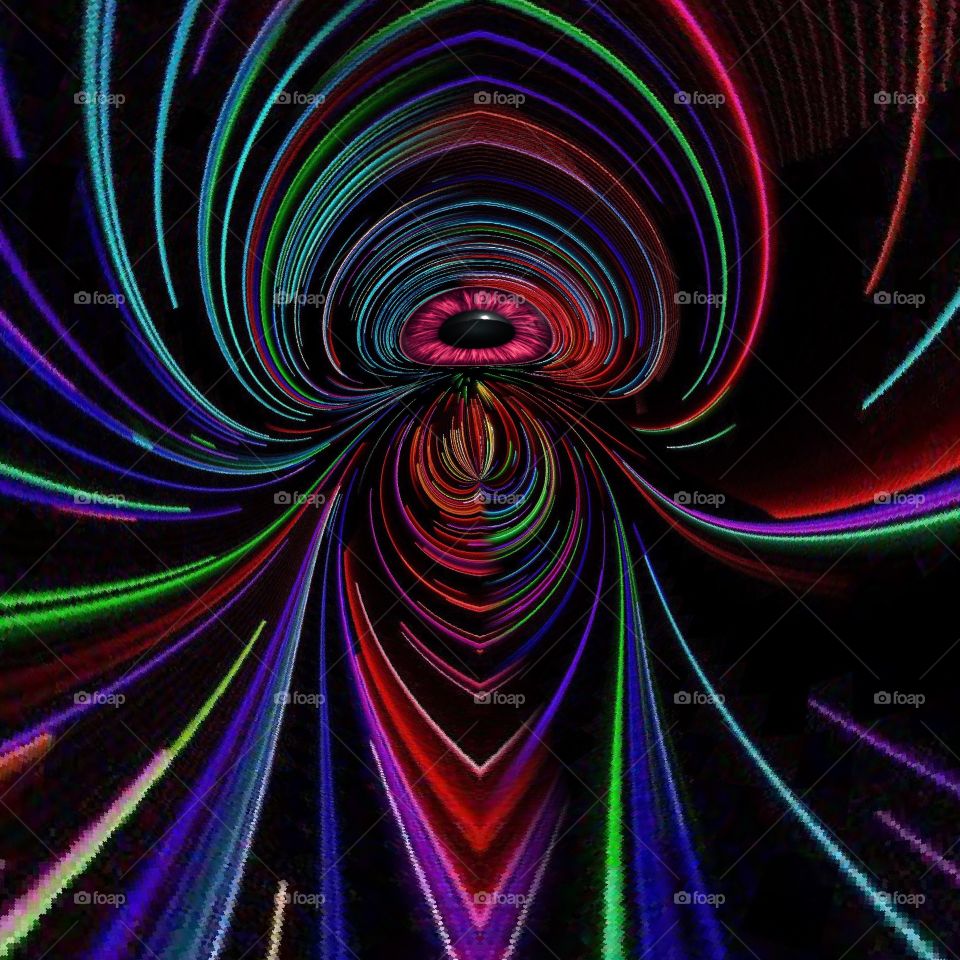 Psychedelic eye