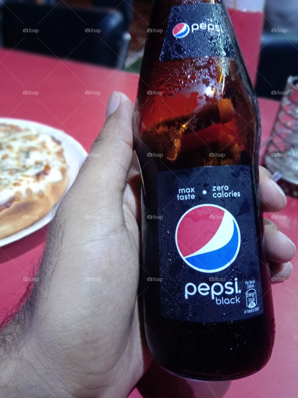 pepsi black zero calories