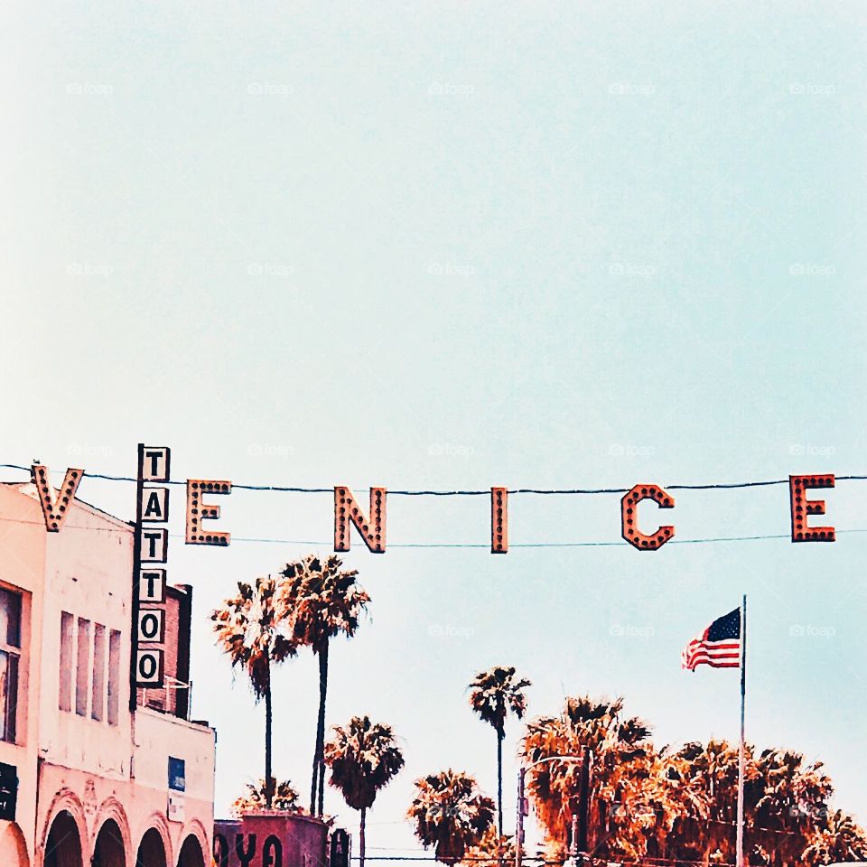 Venice Sign, Venice Beach.