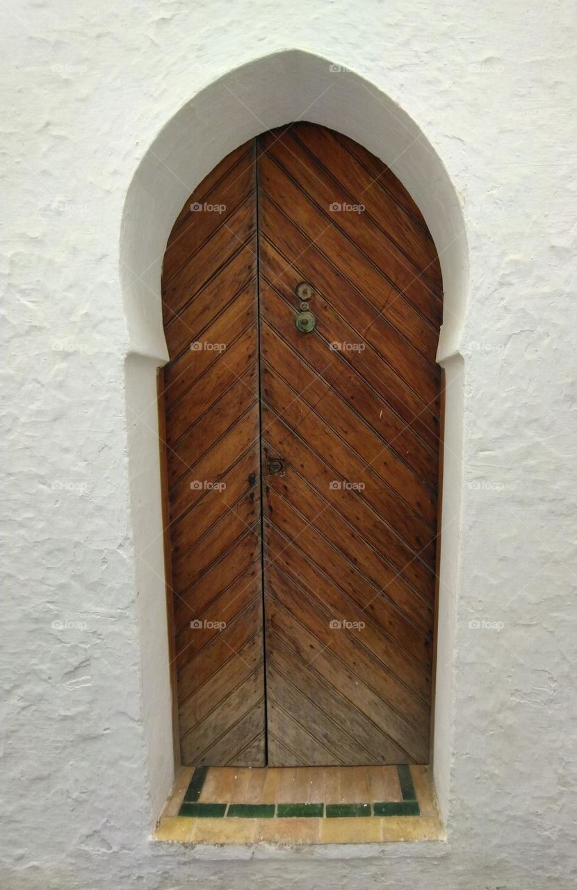 Door from wood