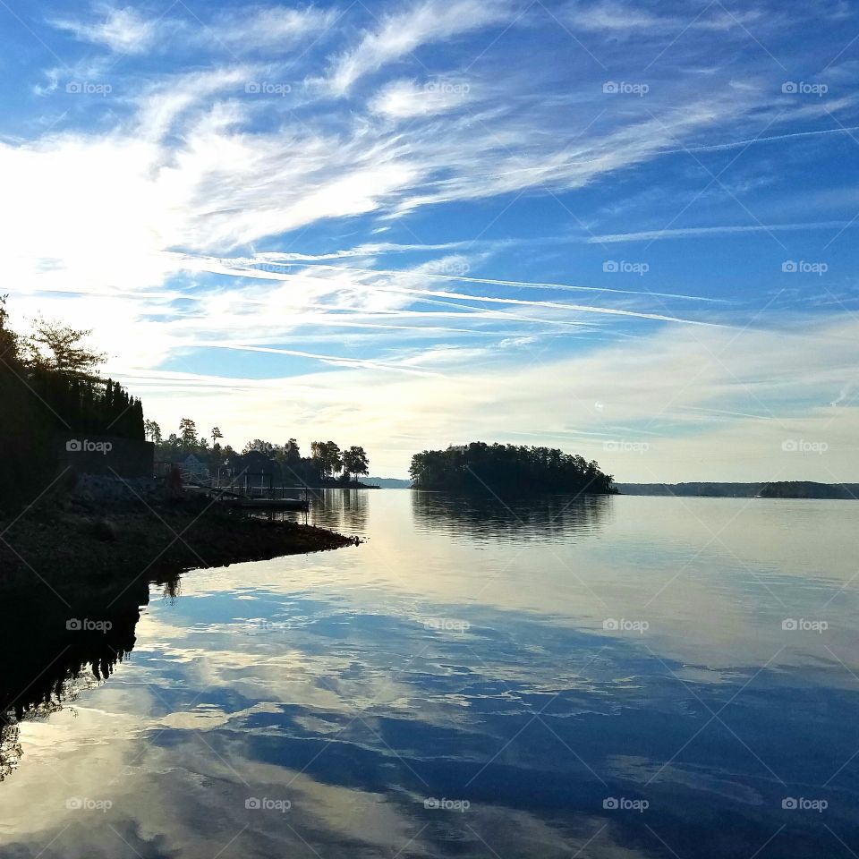 reflections on lake