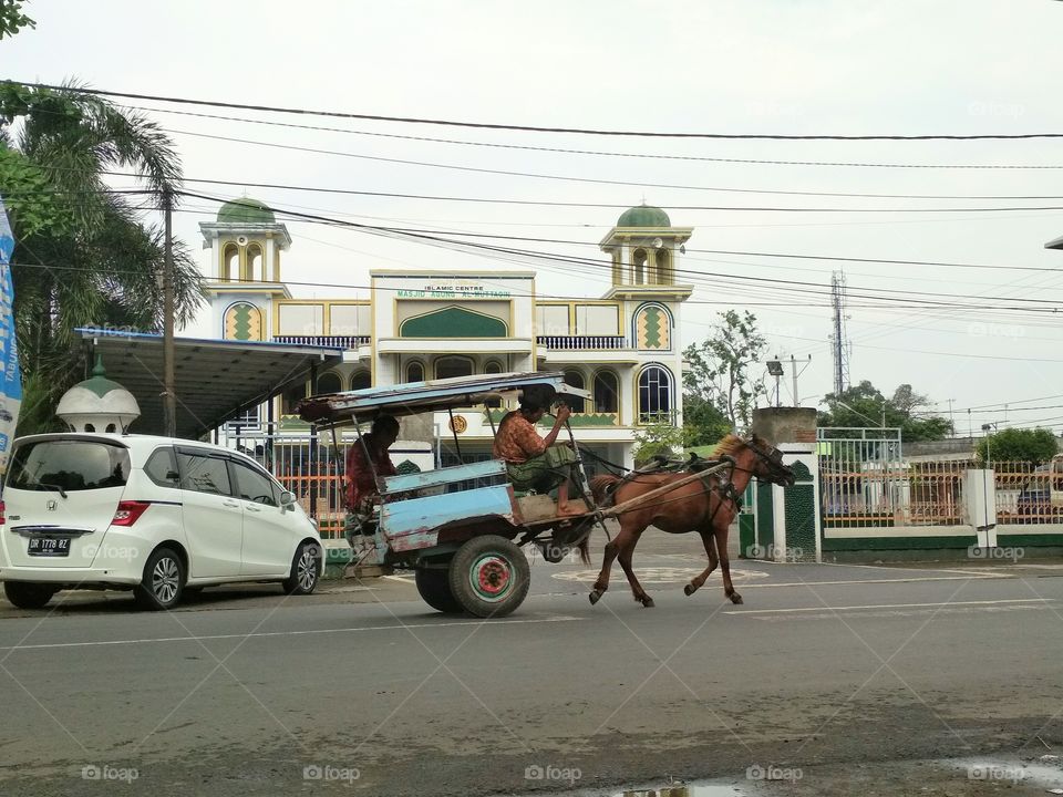 Horse cab lombok
