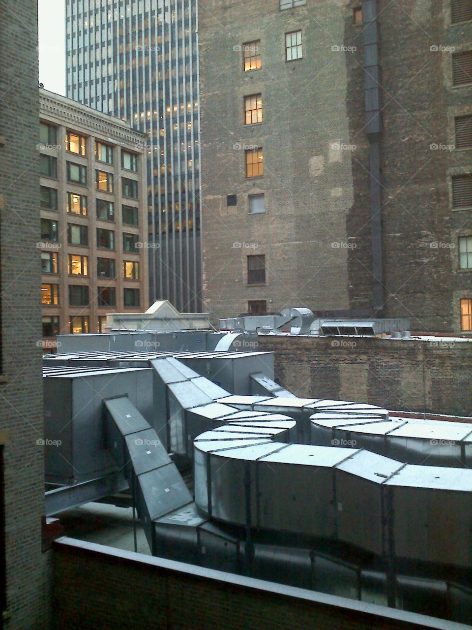 Check Out the View. The view from our hotel in Chicago 