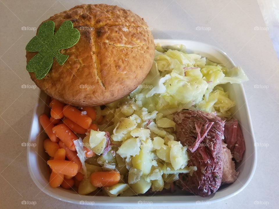 St Patrick Day dinner