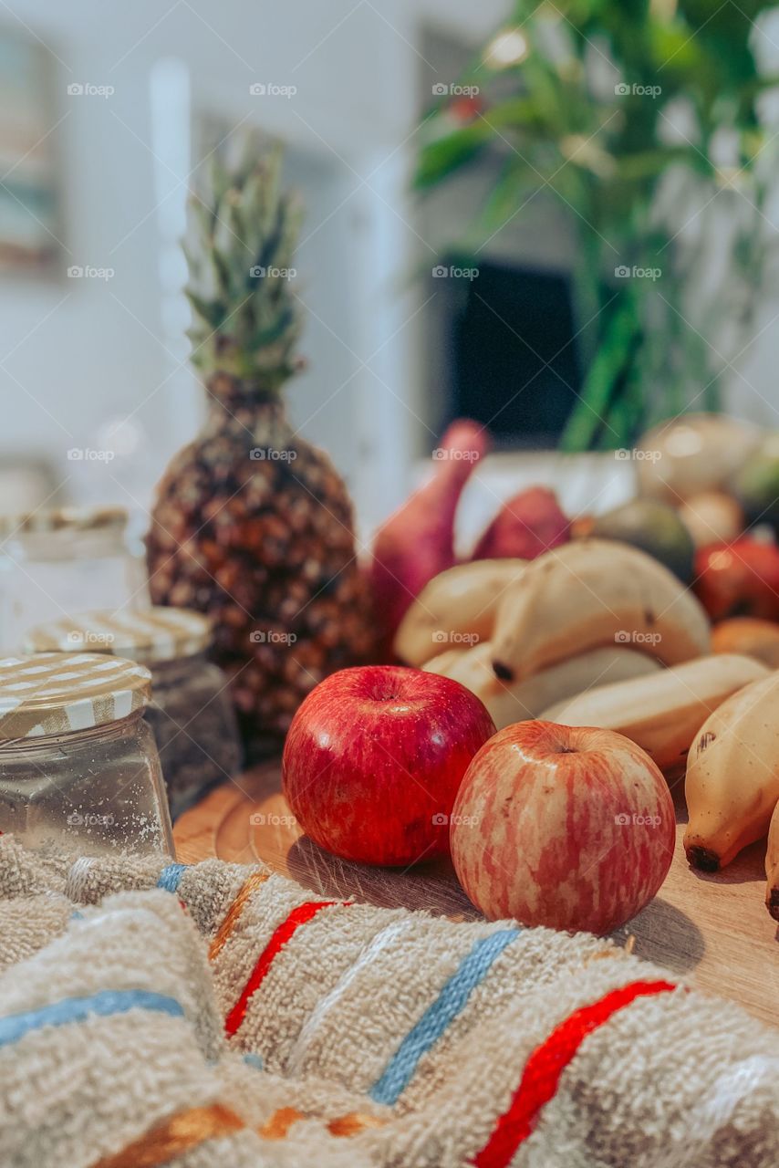 Selection of fruits