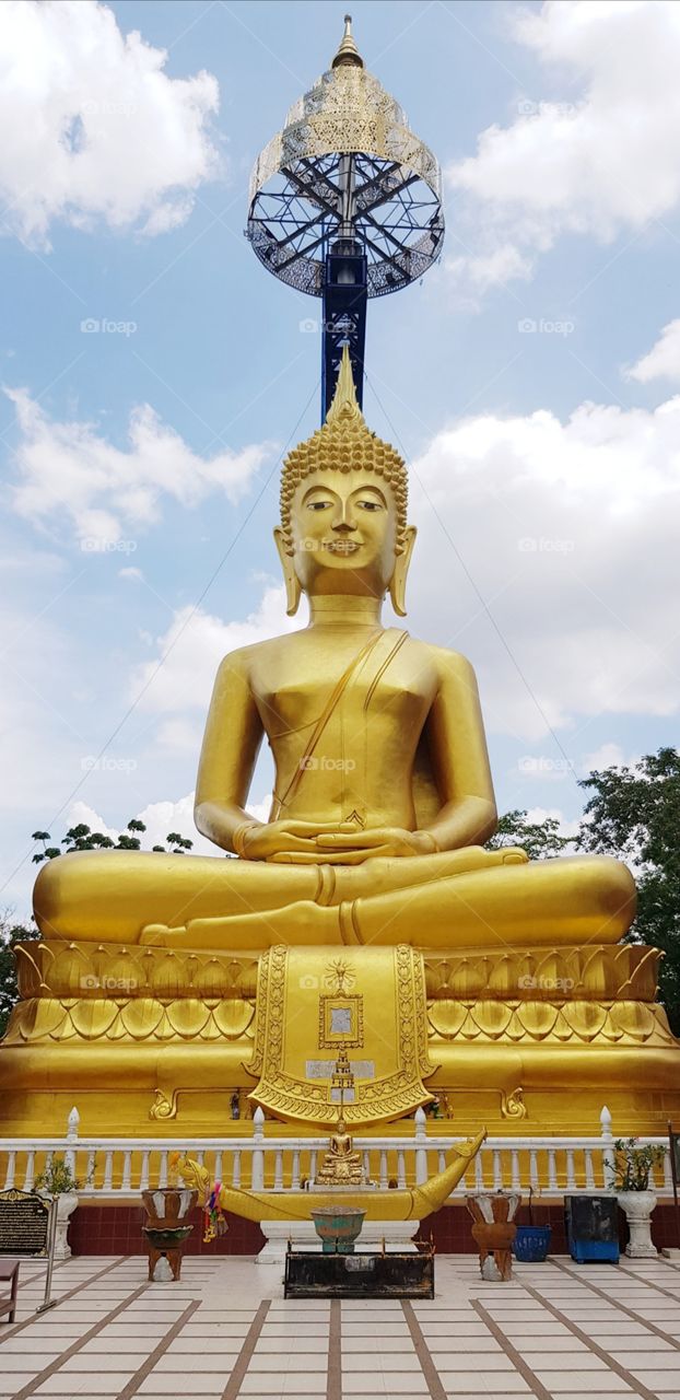 Buddha statue at Buriram,Thailand