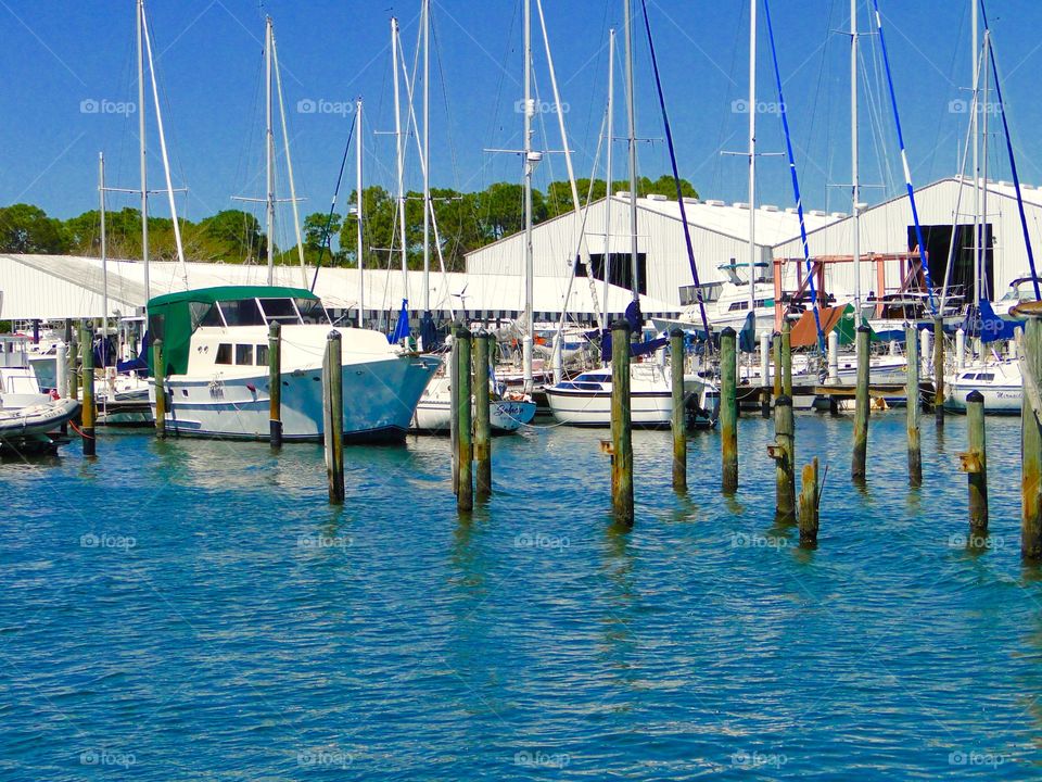 The docks and wet slip