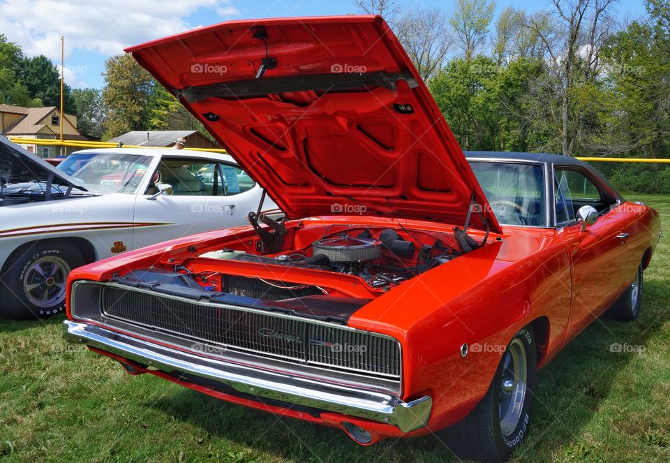 Classic Car Show. Dodge Charger