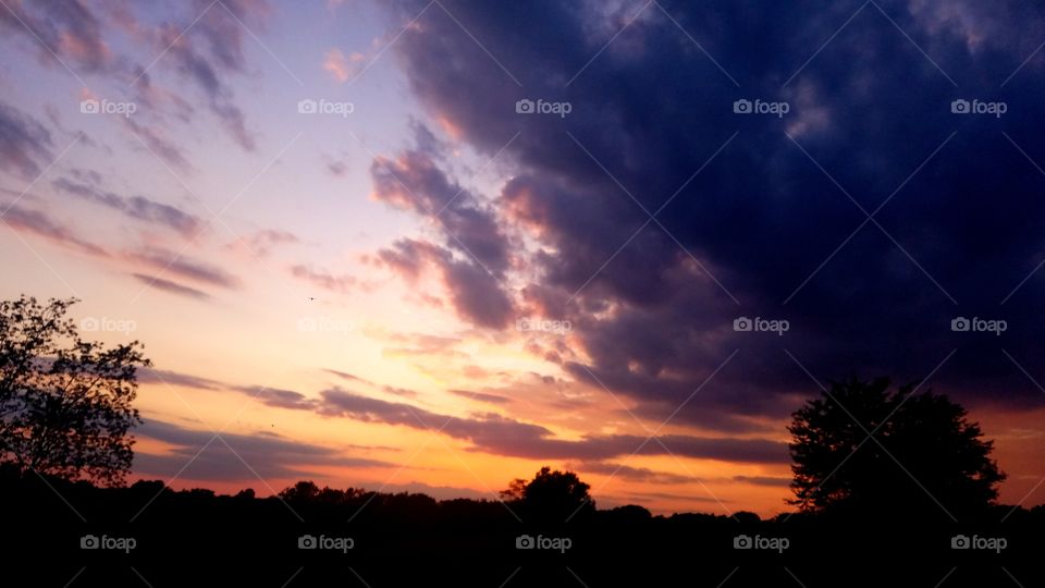 Sunset, No Person, Dawn, Sun, Nature