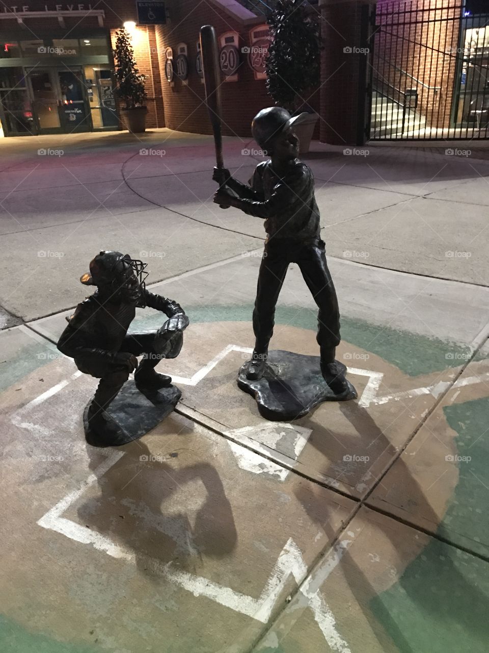 Baseball Statues 