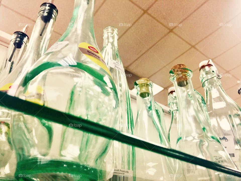 Glass bottles 