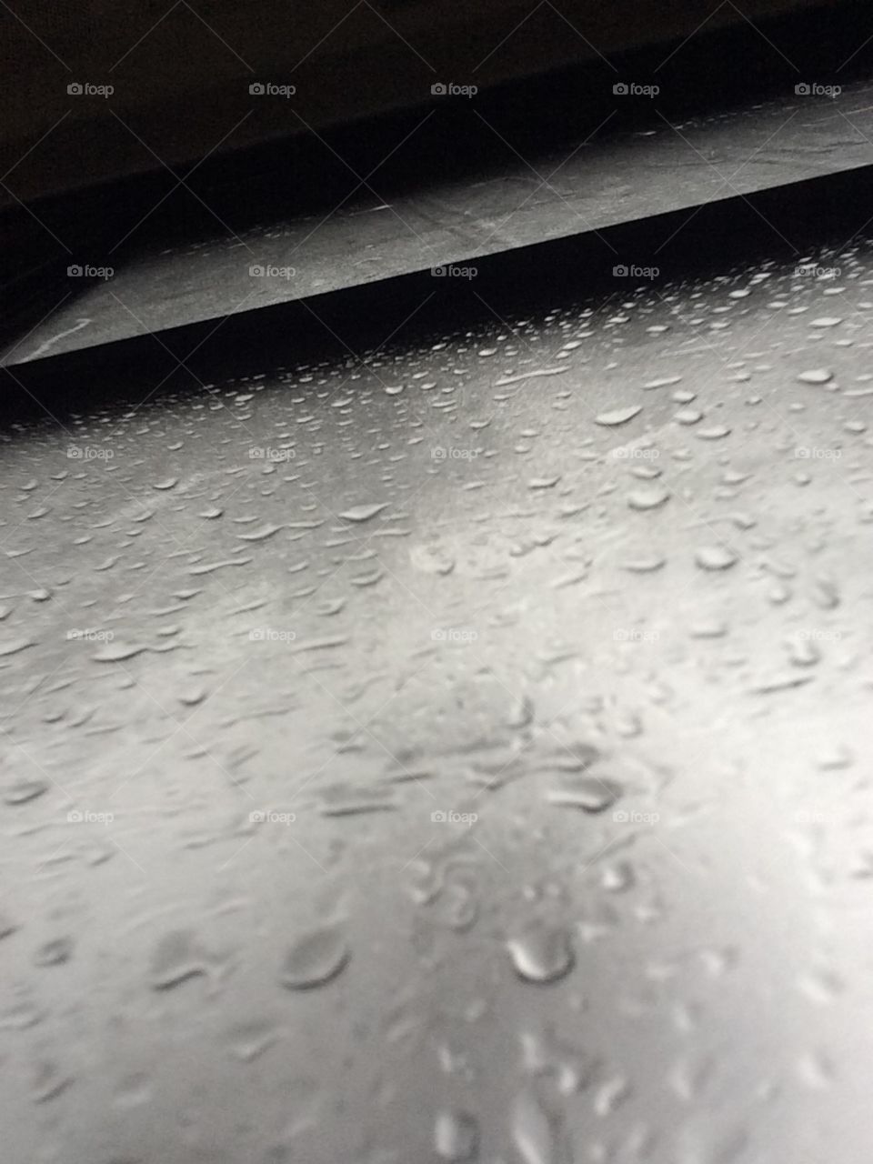 Rain drops on window