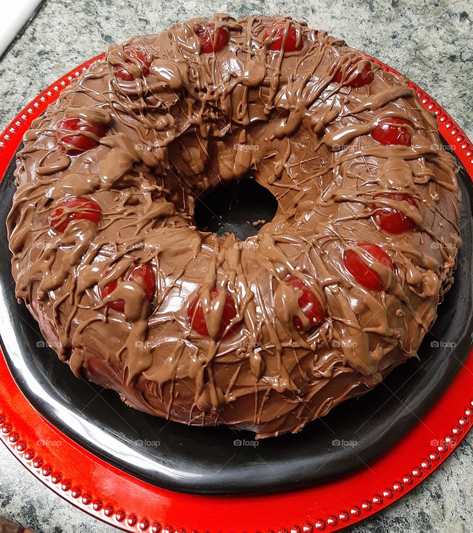Chocolate Covered Cherry Cake