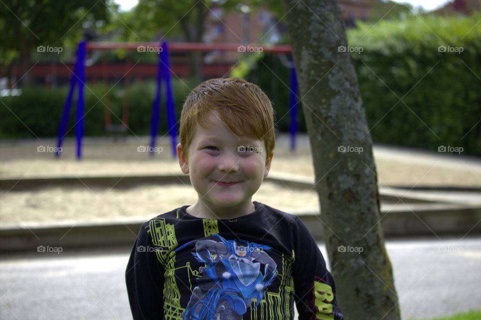 Portrait of a happy boy