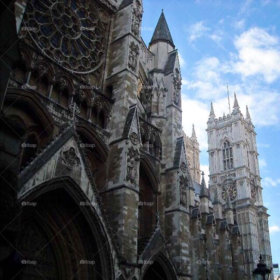 Westminster Abbey in London, England, UK. 