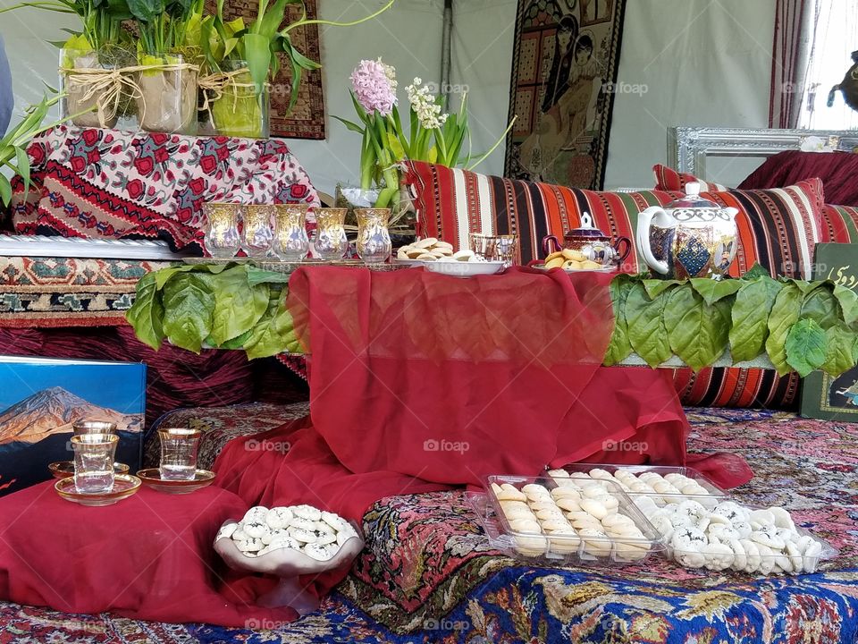 Iranian culture display