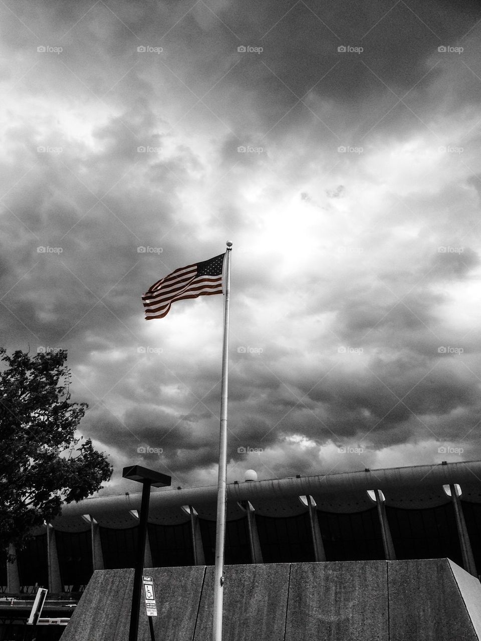 Storm at Dulles