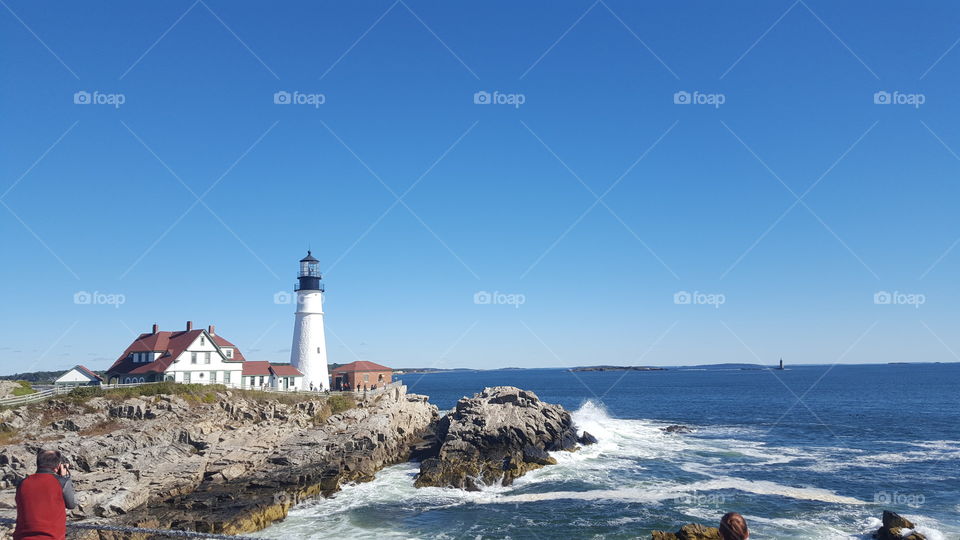 An amazing lighthouse in Portland, Maine