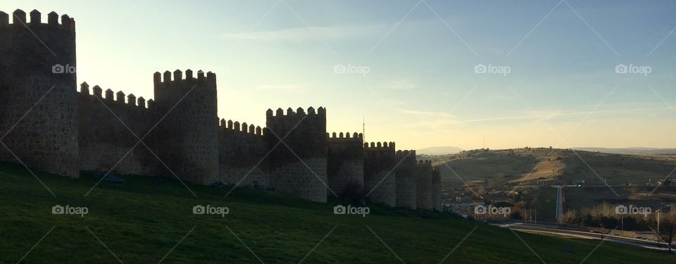 The most beautiful skyline of Avila