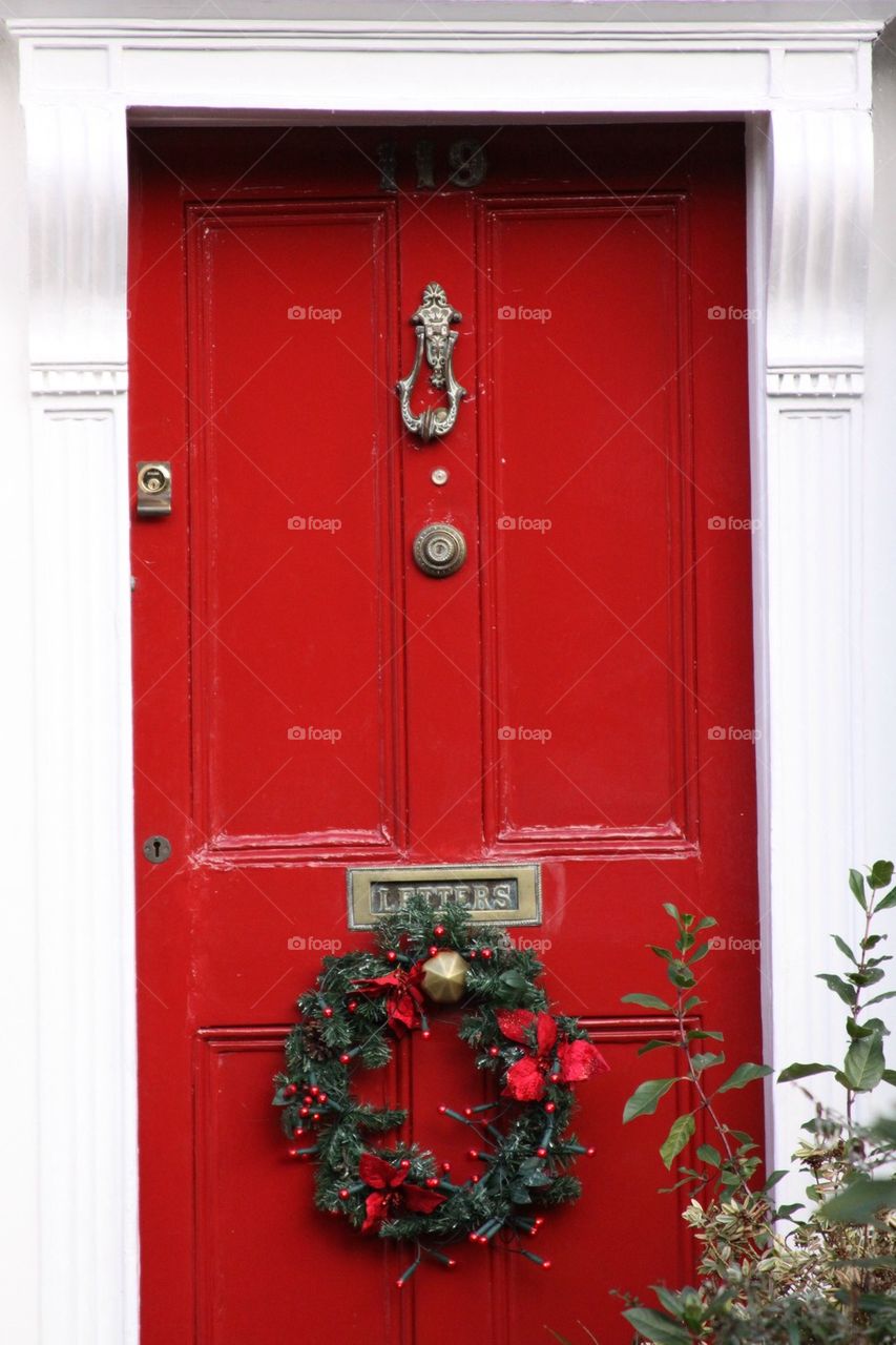 Christmas Wreath Dublin Door