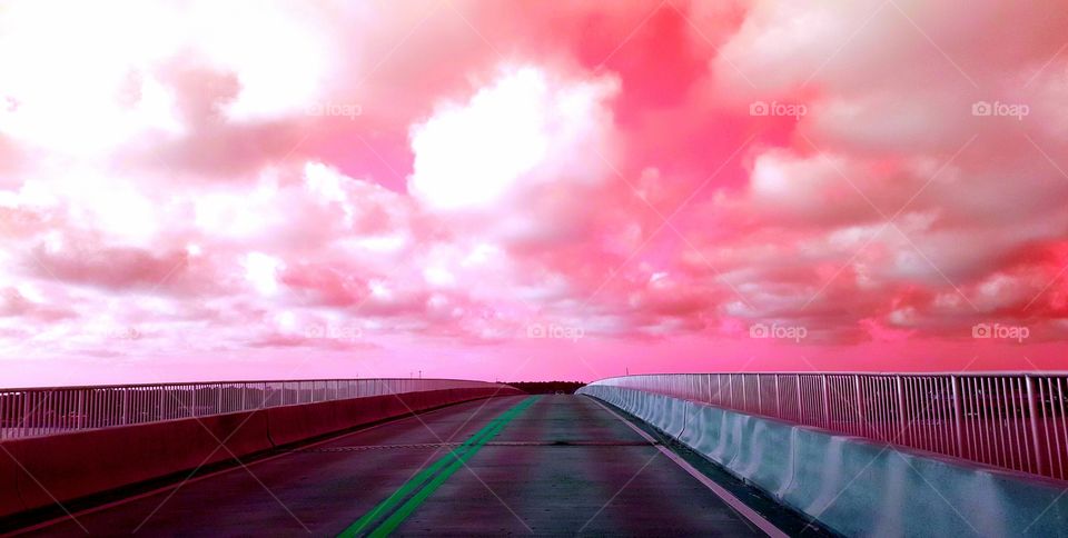 Pink horizon
