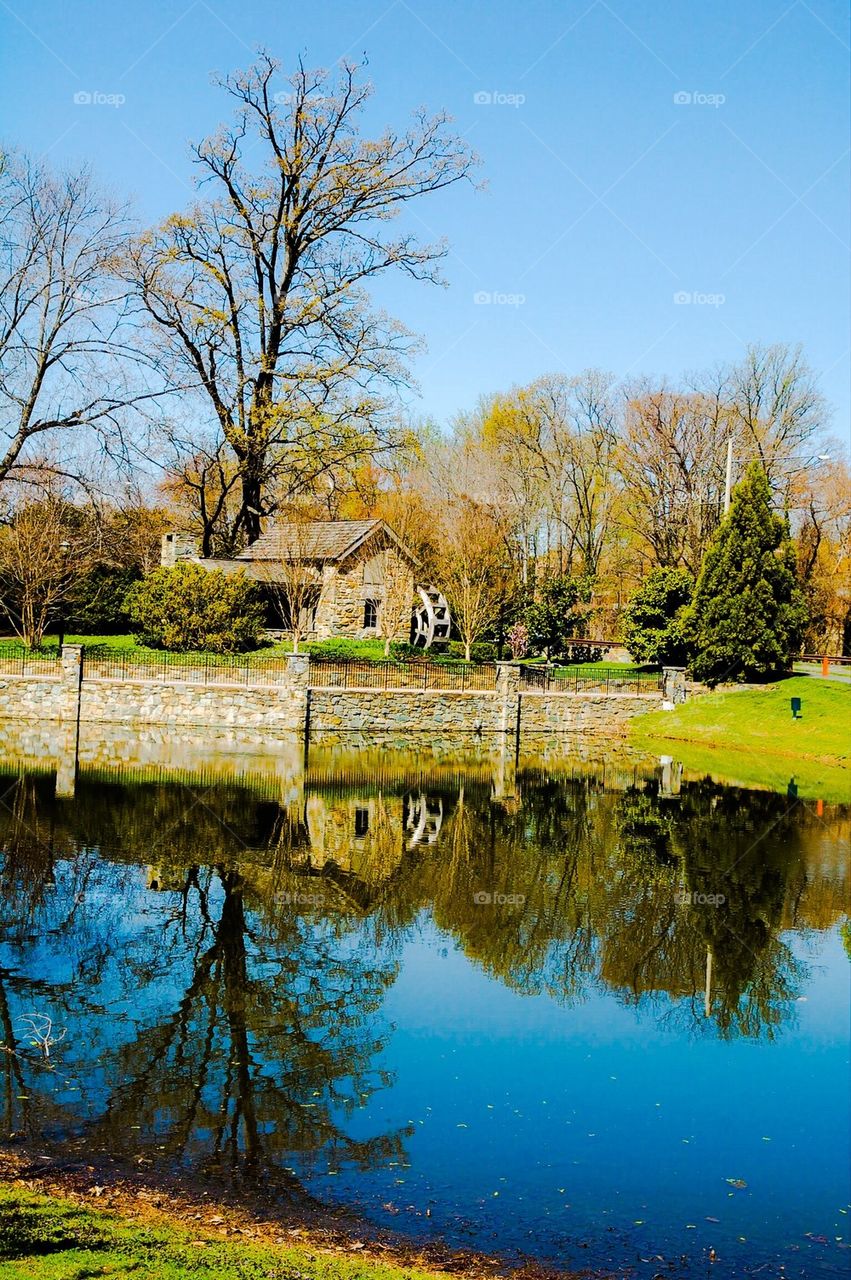 Evan's Mill Reflection