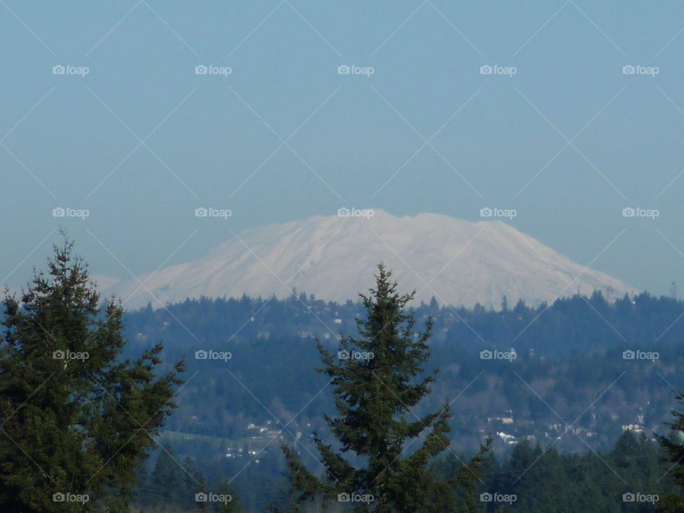 Mount St. Helens from afar