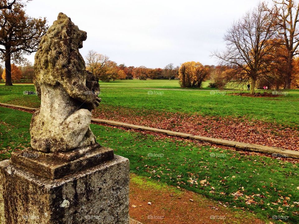 Statue in country park