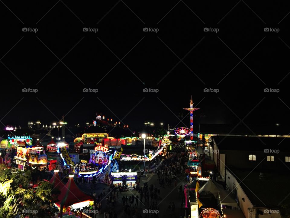 Orange County Fair from above