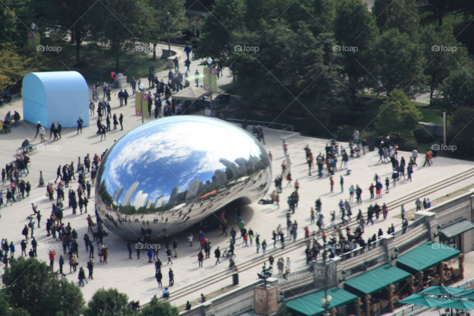 the Bean in Chicago