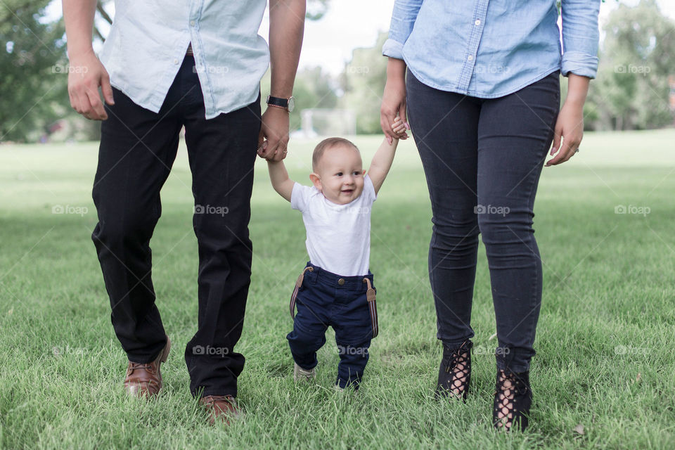 Baby learning how to walk