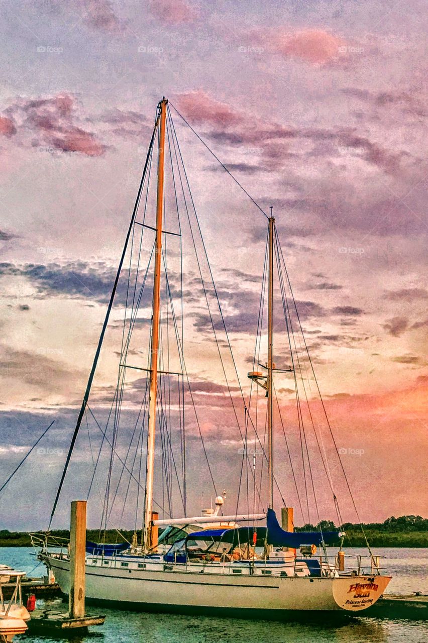 Sunset at Ponce Inlet