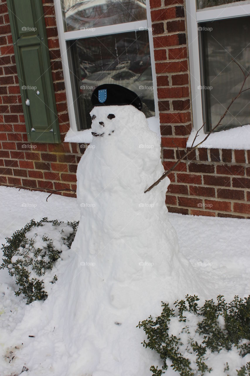 simple snowman