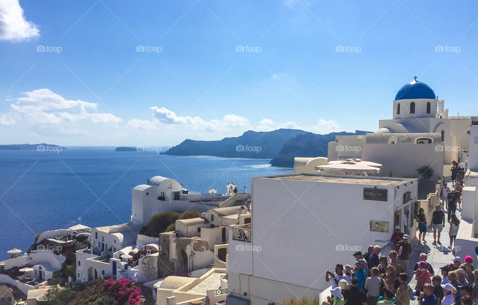 Oia on Santorini. 