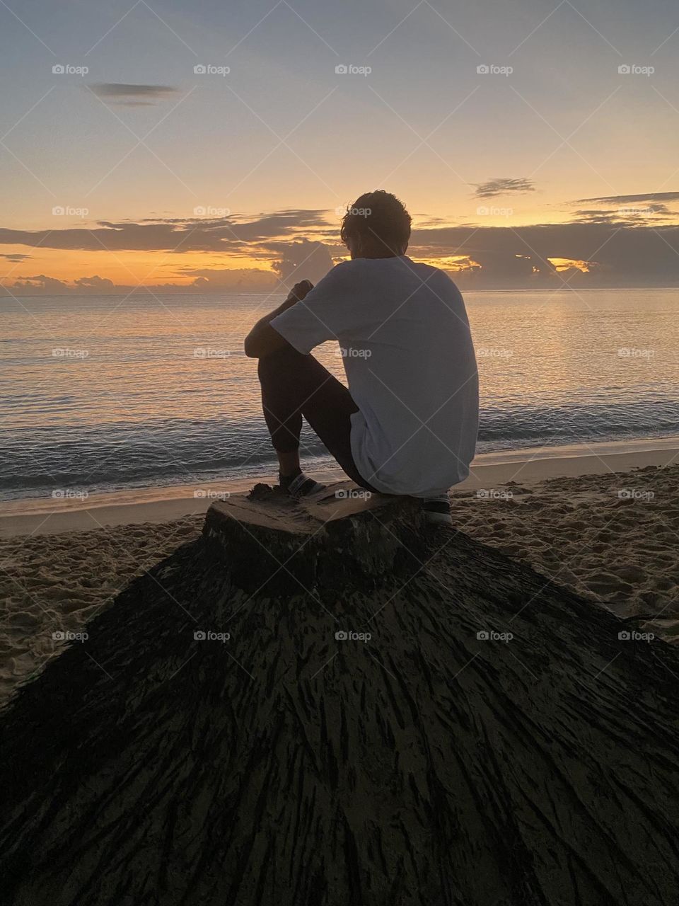 watching the sunrise on the beaches of Brazil