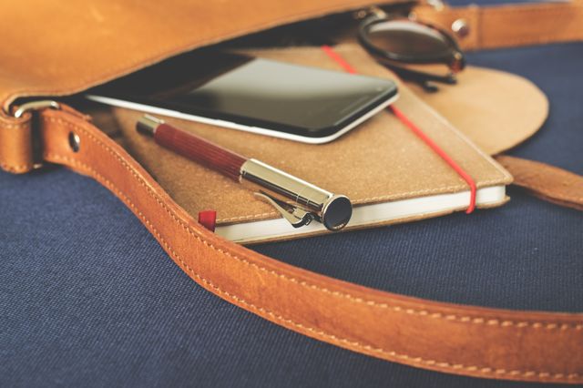 Book pen and bag