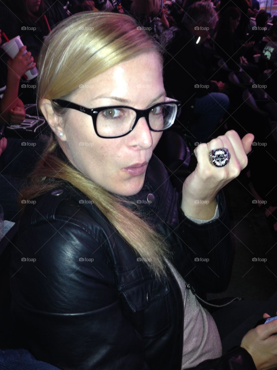 Ring Night at the Kings Game!. Celebrating the 2014 Stanley Cup Champs