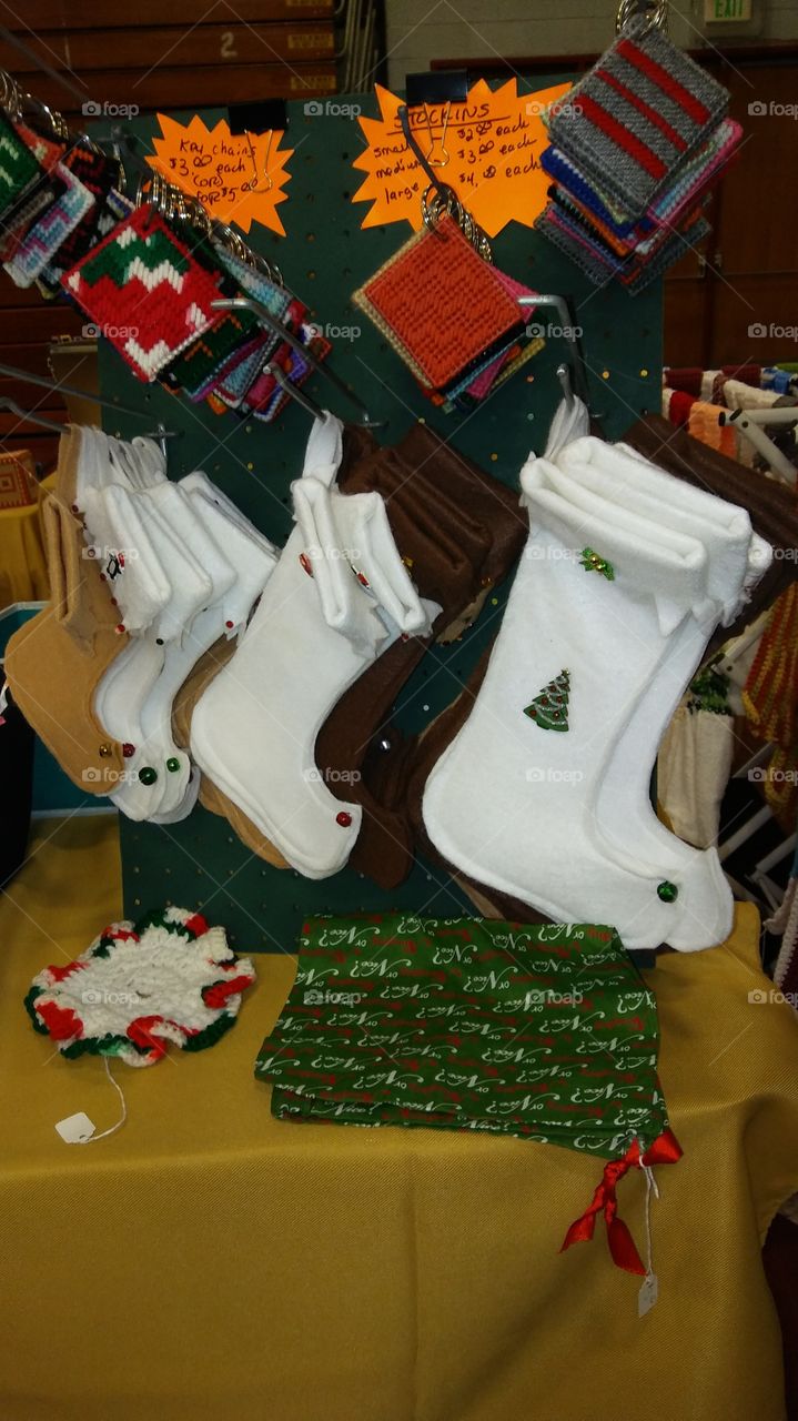 Handmade Felt Christmas Stockings