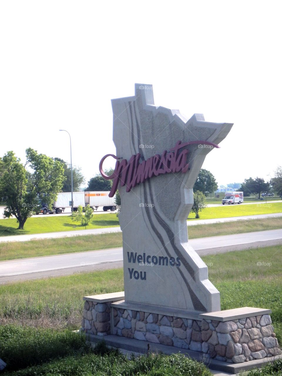 Minnesota road sign