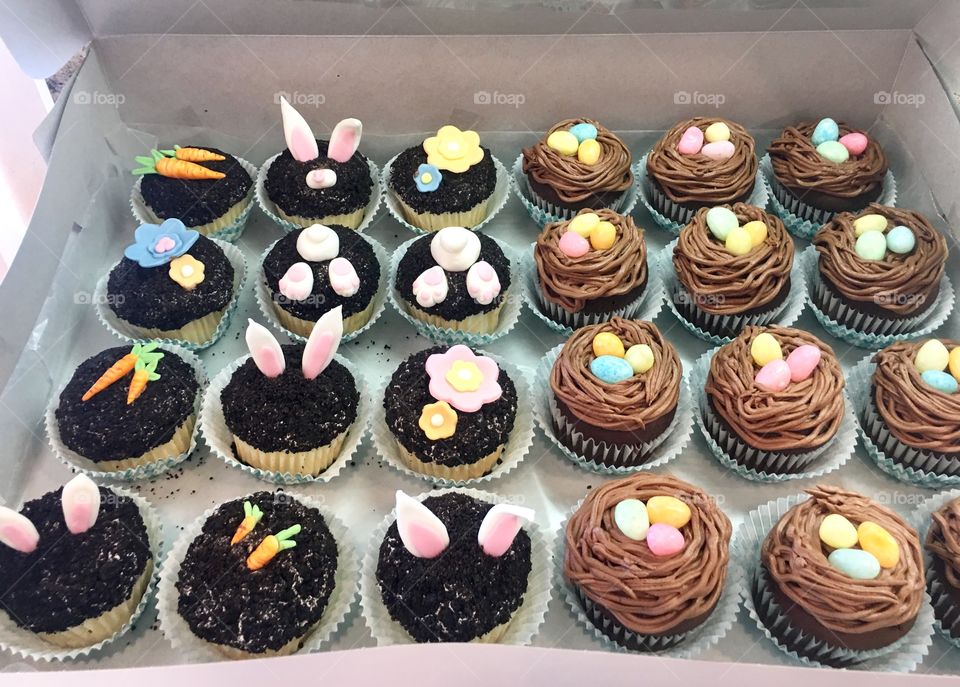 Easter cupcakes