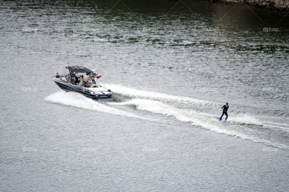 wake board sunday. fun in the water