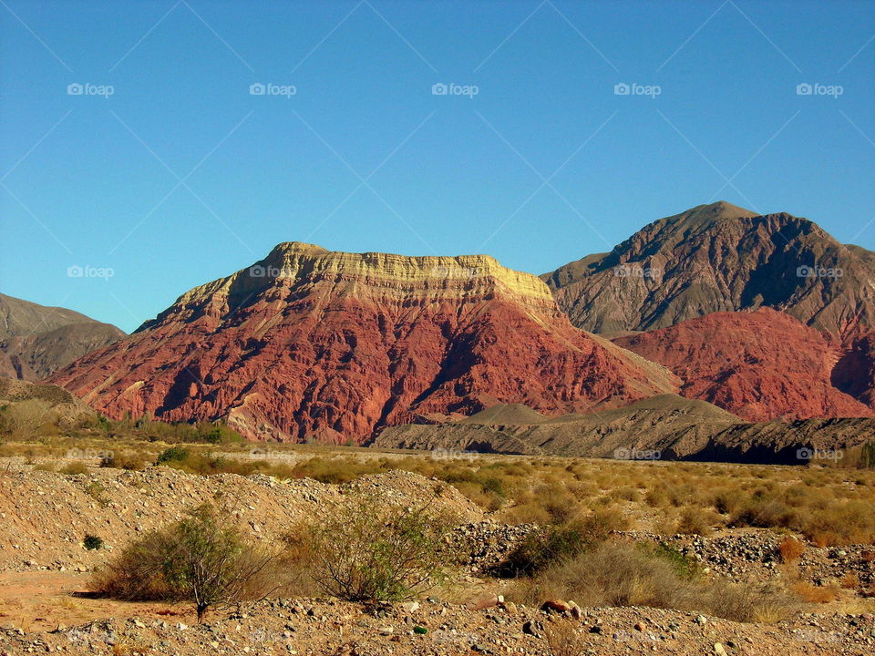 coloured andes in argentina