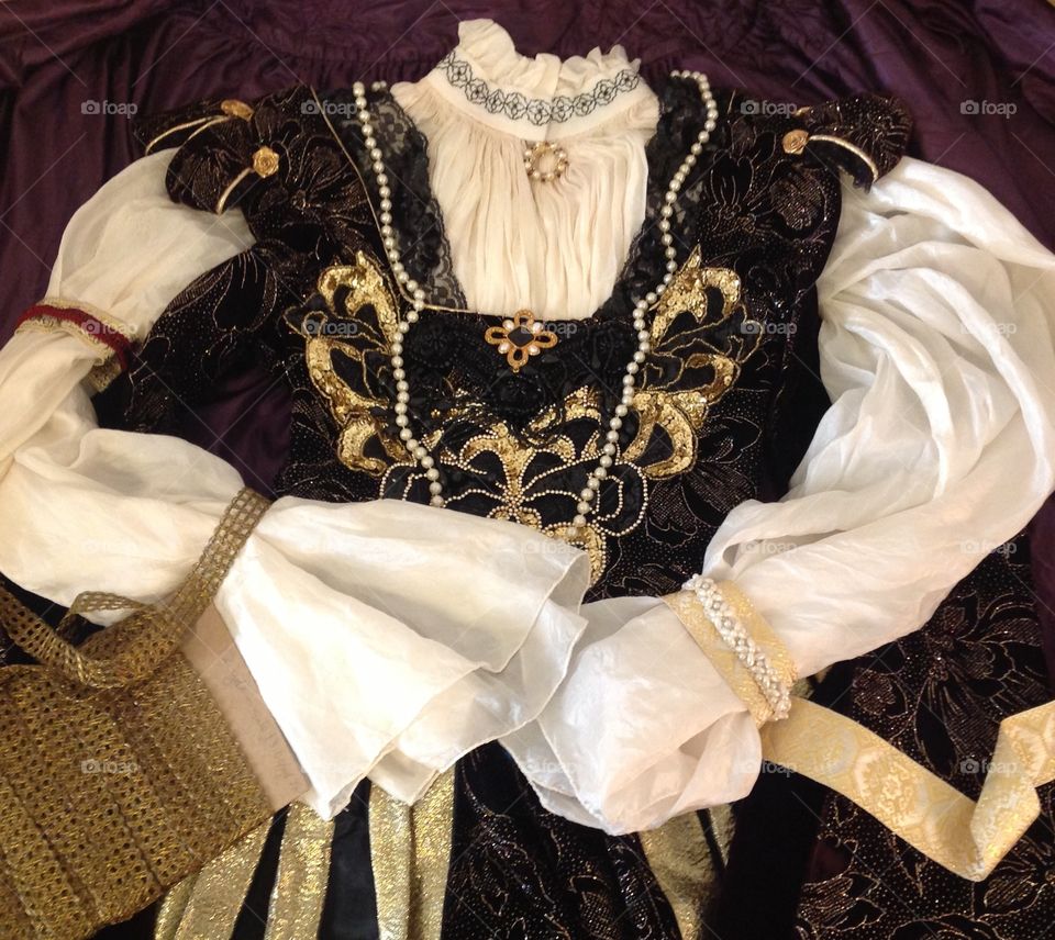 My hobby: Historical dance! This Renaissance fantasy dress is the most elaborate dance costume I own.