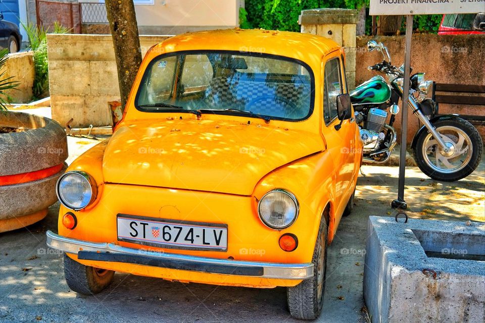 Car and motorcycle