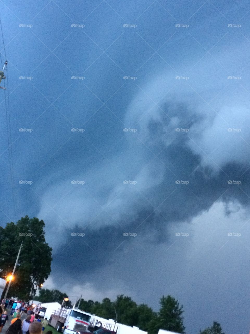 Storm coming in fast