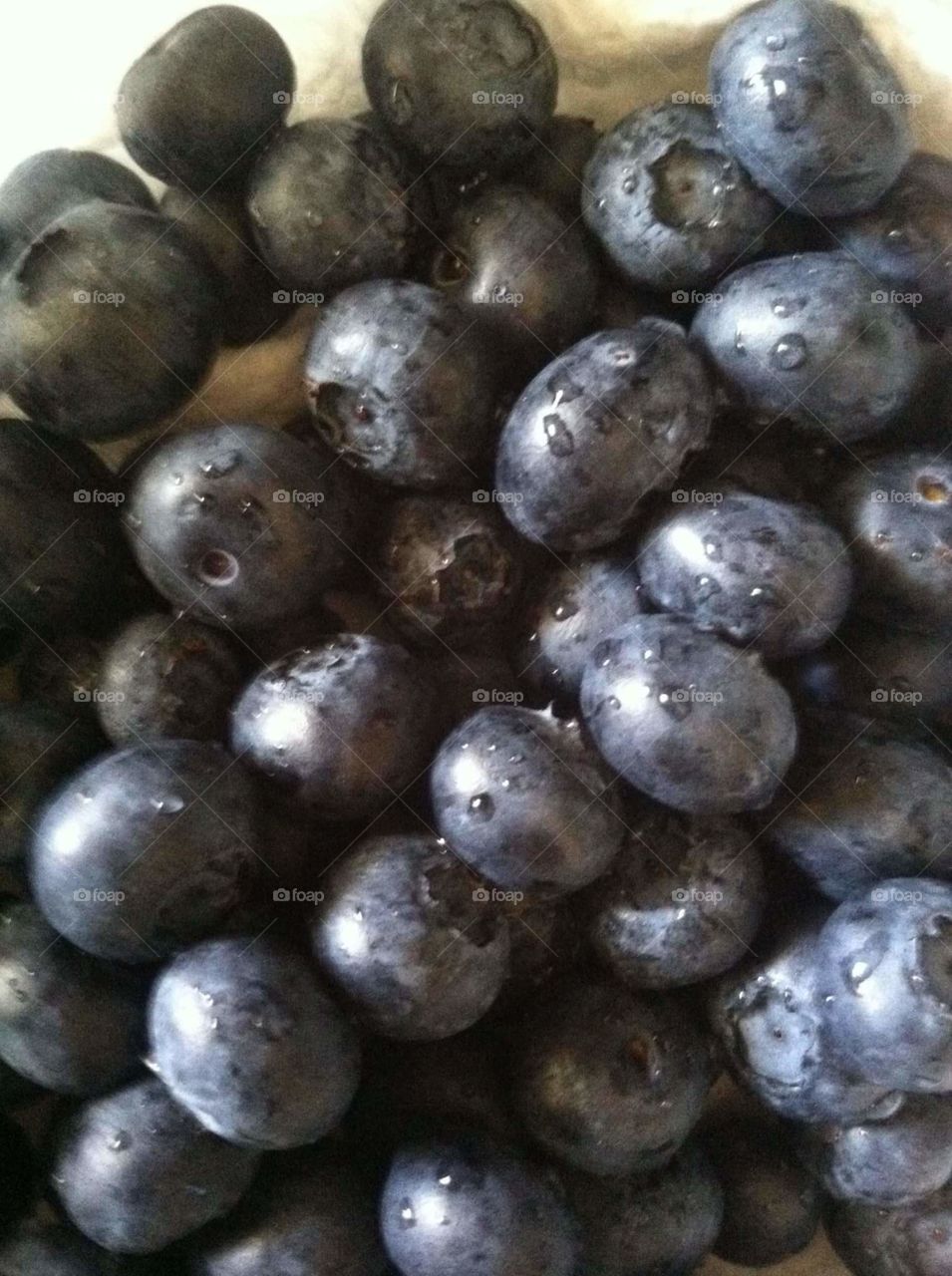 Fresh blueberries