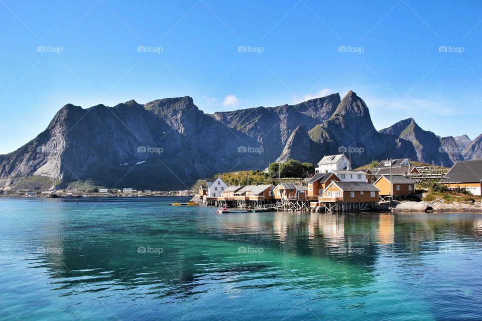 Sakrisøy village, Lofoten Islands